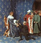 Jean Fouquet Bertrand with the Sword of the Constable of France Norge oil painting reproduction